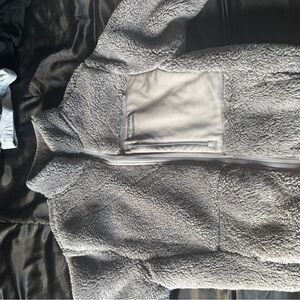 Columbia Soft Gray Fleece Jacket
